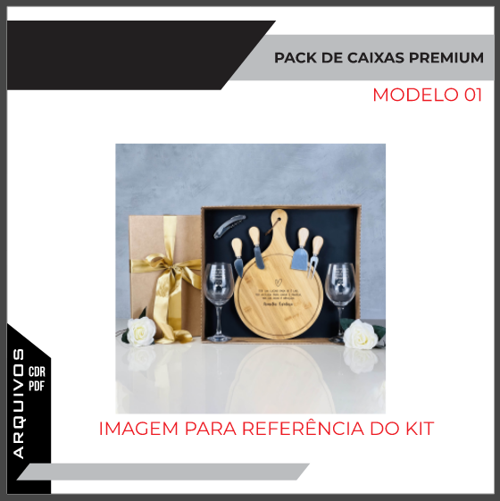 Pack com mais de 20 arquivos de caixas de papel kraft com berço para kits e presentes personalizados — imagem 3