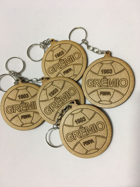 Pack com 500 arquivos de chaveiros de times de futebol para corte a laser em MDF — imagem 8