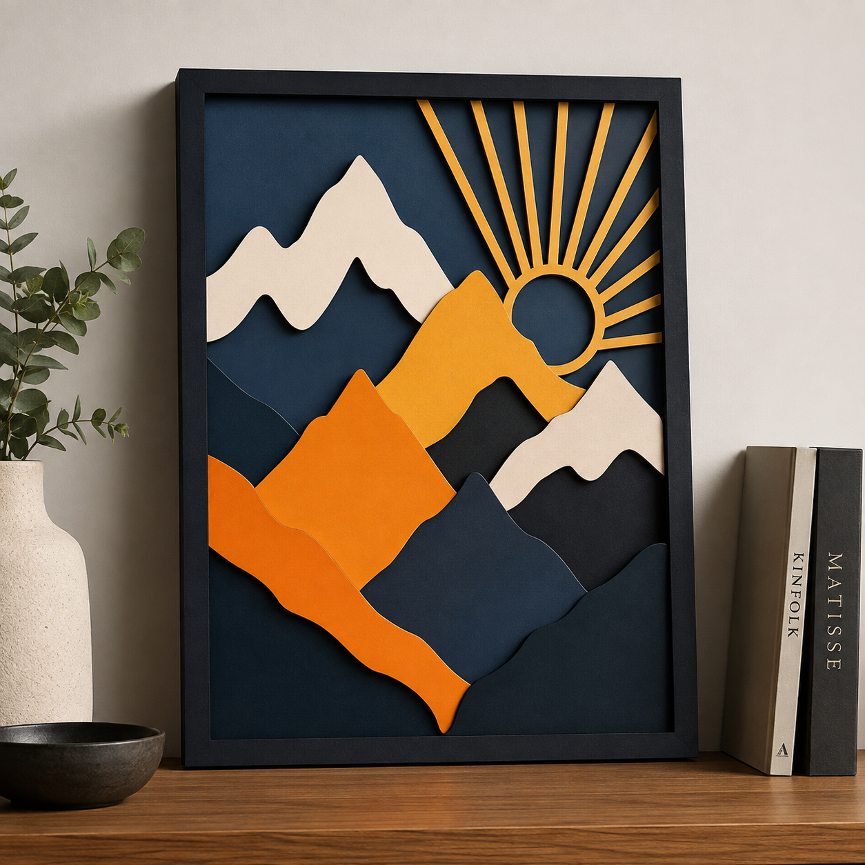 Pack de arquivos de quadros decorativos para corte em máquina laser CO2 utilizando MDF e acrílico — imagem 5